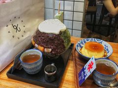 抹茶生乳かき氷-WONDER ICE 萬得冰田(建設路总店)