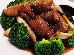 红烧京葱海参-新花城蟹粉馆(乌鲁木齐店)