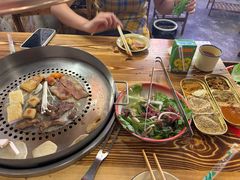 -陈叉子钢盆烤肉(中原万达店)