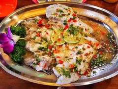 椒柠蒸鲈鱼-荷花泰菜(东方新天地店)