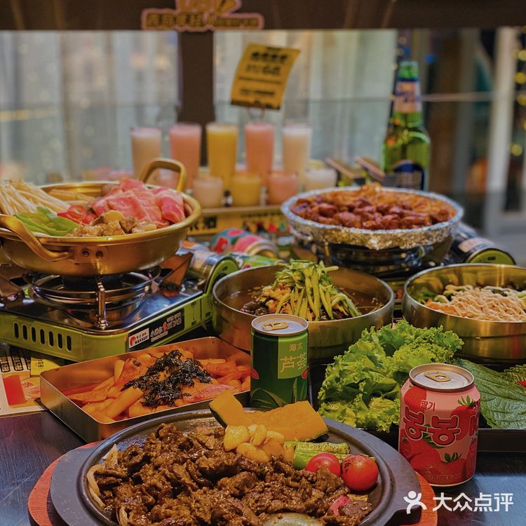 火爆的韩国烤肉小酒馆来万科啦丨大叹号·韩式烤肉·小酒馆