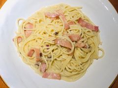 奶油蘑菇培根意面-秀儿家の小确幸花园西餐厅