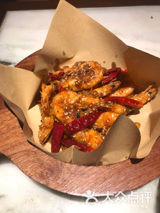 佬麻雀(万胜围店)-油爆香辣大虾图片-广州美食-大众点评网