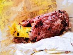爆有料糯米饭团-永和大王(一口茶豆浆|花香豆更香·朝晖店)