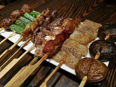 串烧拼盘-桂马·日本料理·海胆·海鲜饭·酒场(民主广场店)