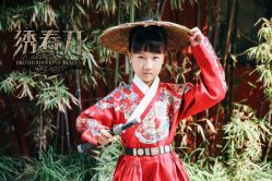 -后宫·古装汉服京剧儿童亲子全家福摄影