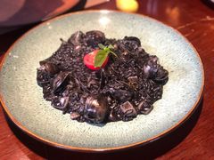 墨鱼汁蛤蜊烩饭-IL Forno 意坊·意大利餐厅(温州万象城店)
