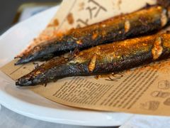 烤秋刀鱼-玛嘻哒韩国料理炭火烤肉(莫邪路新天地店)