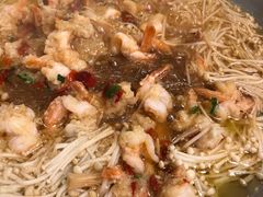 平锅蒜蓉虾-我家福厨(万达中餐厅店)