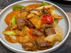 香蒜一口雪花牛肉粒-源·新派中西餐厅(青蓝山美食一条街店)