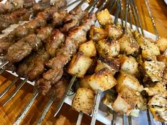 烤鸡肉串-義聚德·清真铜锅涮羊肉·烧烤(河东店)