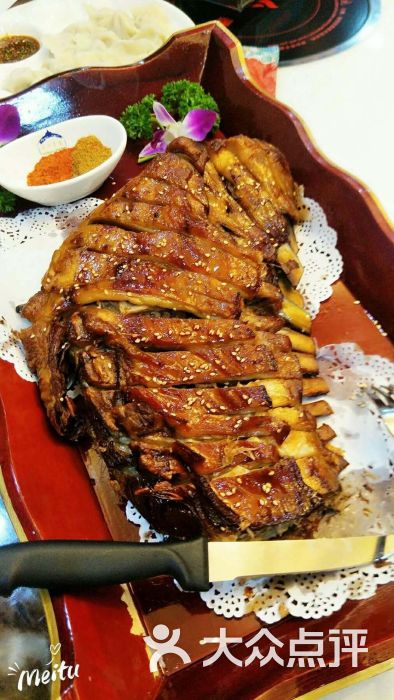 大汗皇庭内蒙特色餐厅烤羊排图片 - 第2张