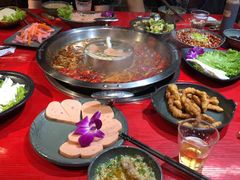 谭血鸭红锅底-谭鸭血老火锅(漳州路店)