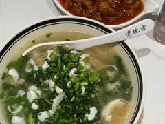 青咸菜目鱼汤面-老地方面馆(思南路店)