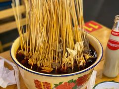 辣卤串串-拈签一笑黄牛肉辣卤串串