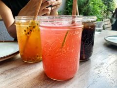 桃子红莓苏打饮料-RAC BAR(安福路店)