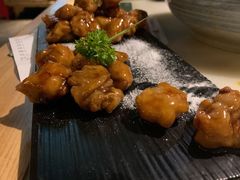 雪花糖醋里脊-绿茶餐厅(西单老佛爷店)