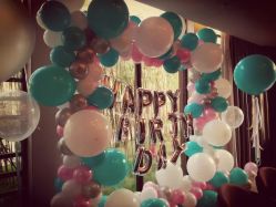 生日气球布置-童鑫气球宝宝宴生日宴派对策划