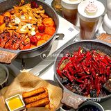 臭豆腐牛腩+肥肠牛蛙鸡煲，什么神仙搭配⁉️