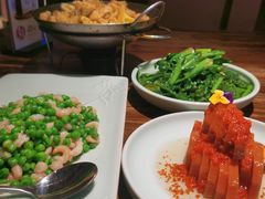 甜豆炒虾仁-鱼食饭稻·苏浙土菜17年老馆子(平江路店)