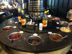 自助调料区-锅说大脸毛肚重庆老火锅(佐阾店)
