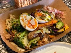 烤时令蔬菜配低温蛋-Cooking Man(中懋天地店)