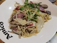 牛熏肉蘑菇意面-清真·艾美可餐厅(鹏欣水游城店)