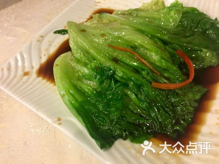 高汤白灼生菜