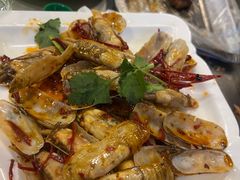 辣炒蛏子-腾格勒烤羊腿
