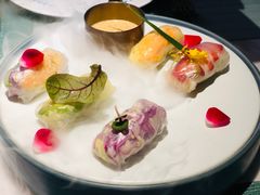 漫步花开彩虹卷-蜜桃花开·中西融合菜E&W(南长街店)