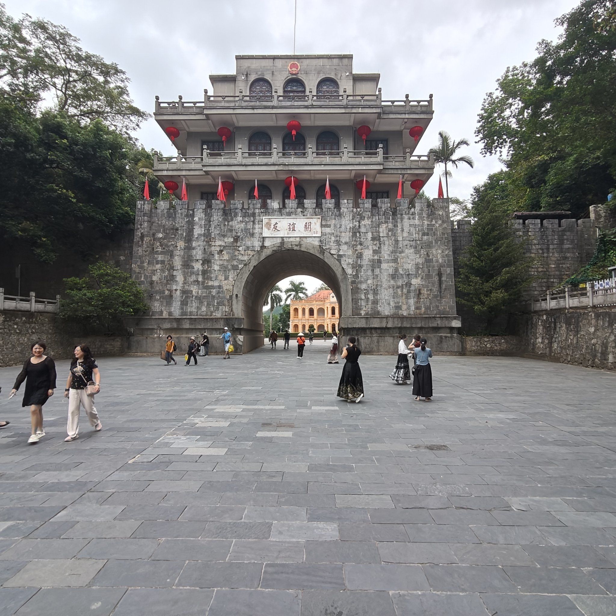 广西崇左凭祥的友谊关景区