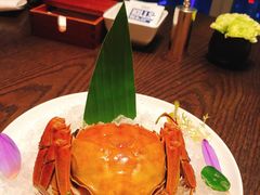 花雕肉碎蒸膏蟹-广州柏悦酒店·悦景轩·粤菜餐厅