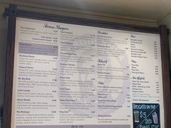 菜单-Fergburger(皇后镇店)