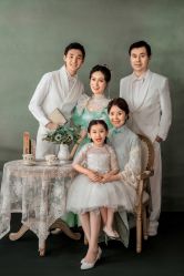 -时光纪亲子全家福照相馆(静安店母女写真父母纪念照)