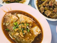 招牌豆酱蒸红鸡鱼头-成记酱蒸松鱼头