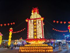 -欢乐海岸椰林沙滩-2025湾区超级灯会