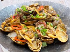 豉椒炒花甲-凤城康记饭店