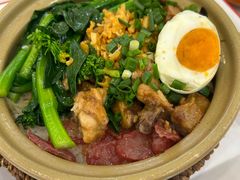 腊味三宝煲仔饭-万煲旺·香港老传承煲仔饭·猪杂汤(客村店)