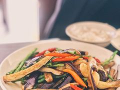 茄子炒豇豆-咪咪川菜(长乐西路店)