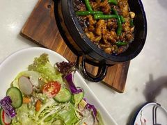 酱爆石锅蛙-绿茶餐厅(华发商都店)