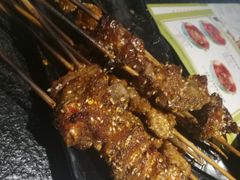 烤羊排串-羊肉街口老银川滩羊涮肉馆