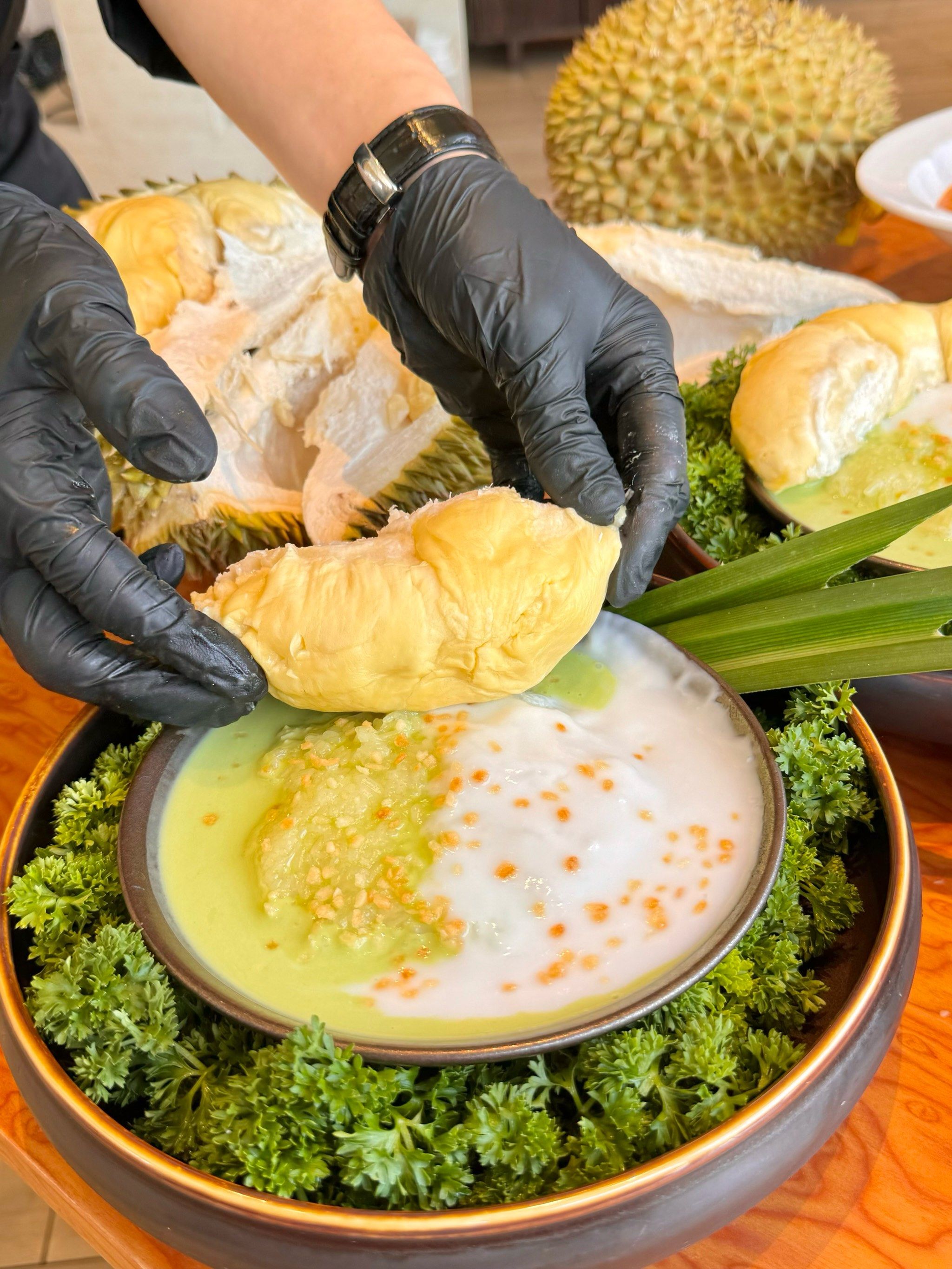 青岛也有了!斑斓榴莲饭!