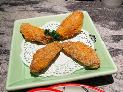蛋黄鸡翅小份-新白鹿餐厅(松江开元地中海店)