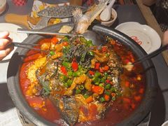 -探鱼·鲜青椒爽麻烤鱼(天一广场店)