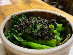 荷叶榄菜蒸菜心-北京西藏大厦·香帕拉宫廷菜