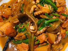 -东来菜馆•手抓海鲜家常菜•海鲜锅贴(鸽子窝店)