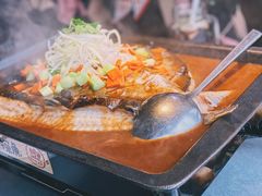 凌波鱼-探鱼·鲜青椒爽麻烤鱼(天一广场店)