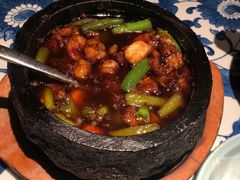 石锅杭椒牛蛙-桂满陇天书(南京德基旗舰店)