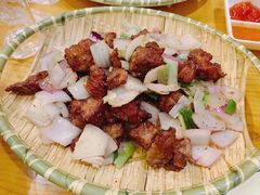 黑椒雪花牛仔粒-丁记盐蘸牛肉·新杭菜(河东路店)