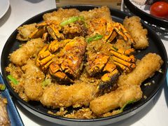 金蒜椒盐流香黄膏蟹-避风塘(江桥万达店)